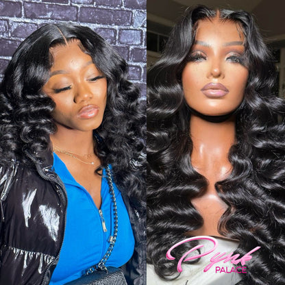 [PynkPalace] Full 13x4 HD Frontal Pre Plucked Pre Bleached 30 Inch Vacation Hair